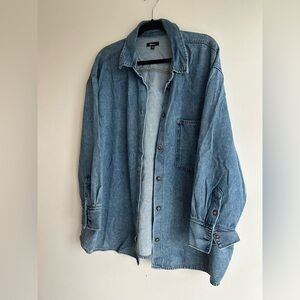 Reitmans Light Blue Denim Shirt